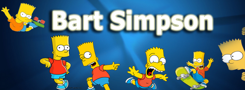 Capas para facebook Bart Simpson